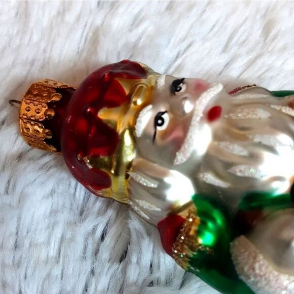 Vintage Ornament German Glass 3.5" St. Nicklaus - Picture 6 of 9